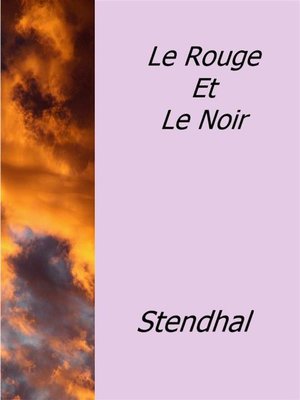 cover image of Le Rouge Et Le Noir